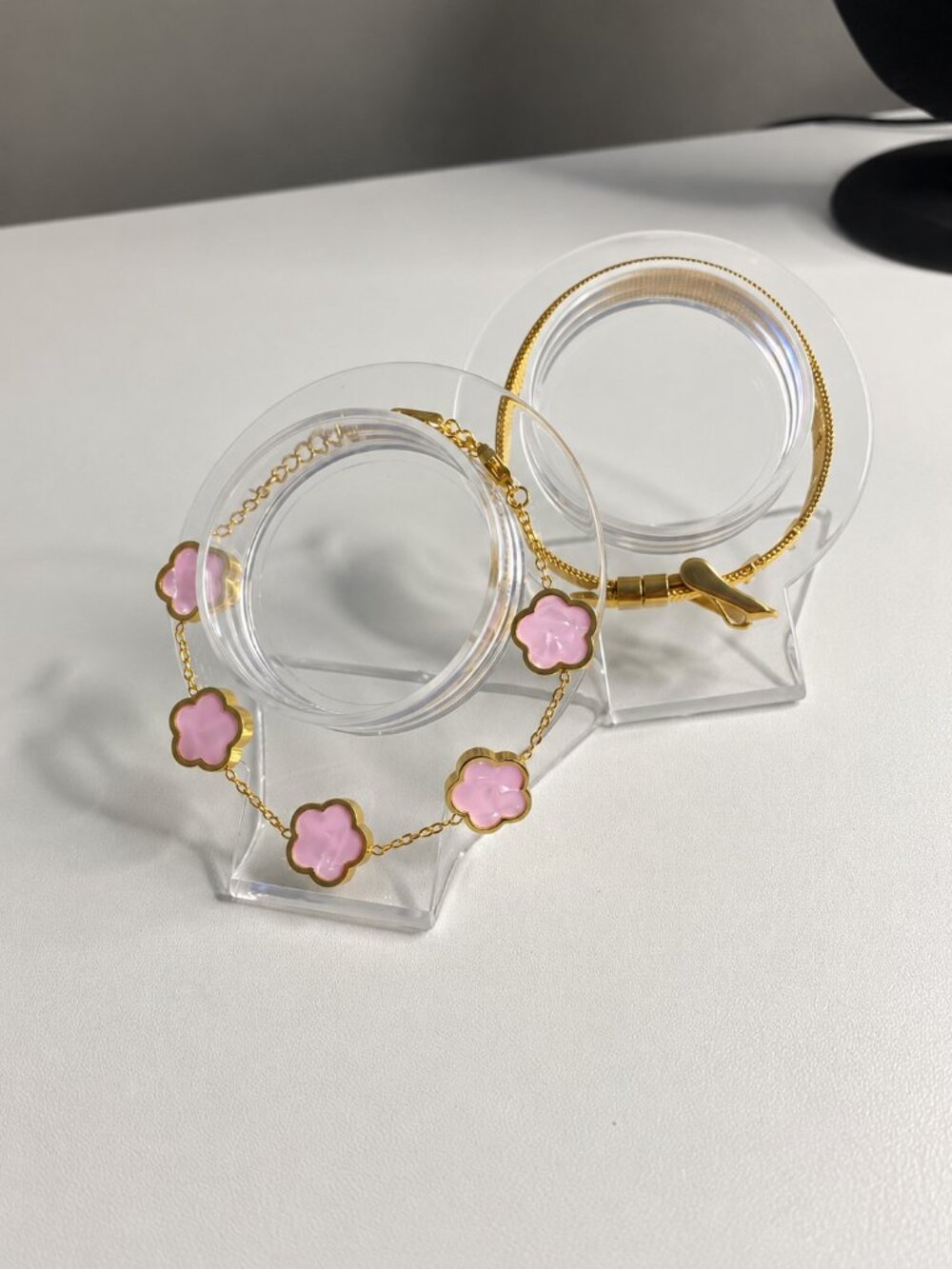 Gold-Plated Bracelet Set – 2 Pieces